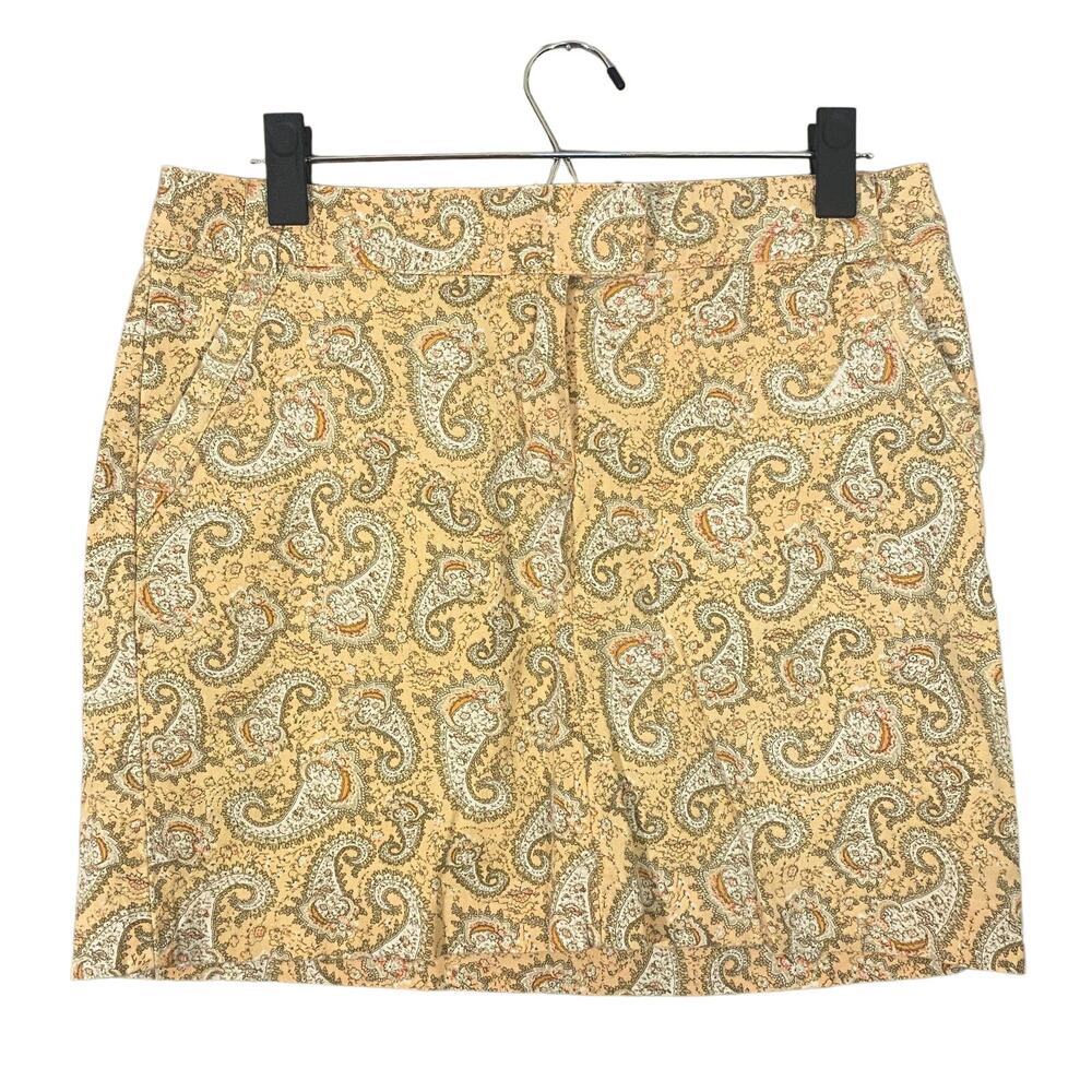 Tommy Hilfiger Pink Multicolor Paisley Retro Mini Skirt Women’s Sz 4